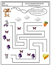 okul öncesi iki doğru arasından çizgi çizme çalışma sayfaları